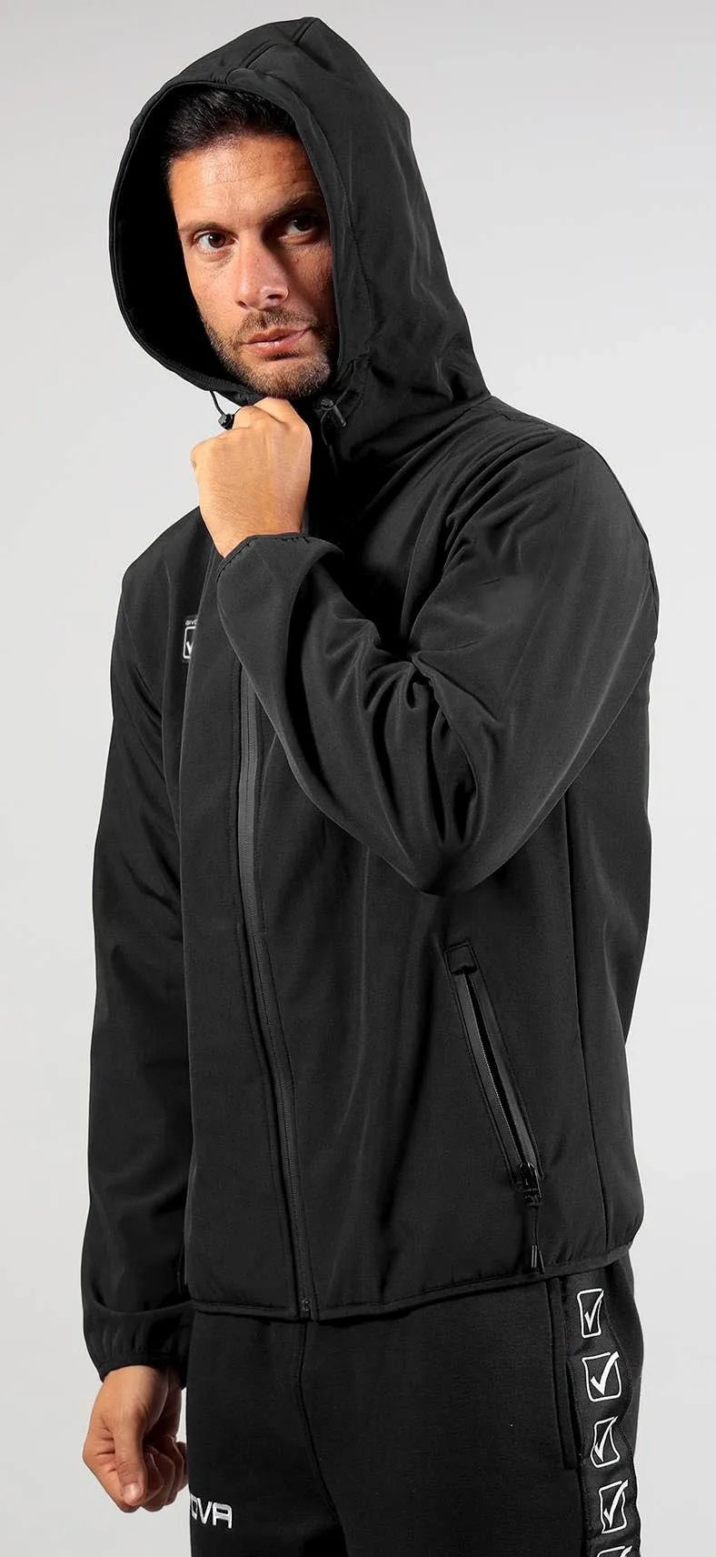 Jacket Softshell Unisex Givova Jacket Black 3xl