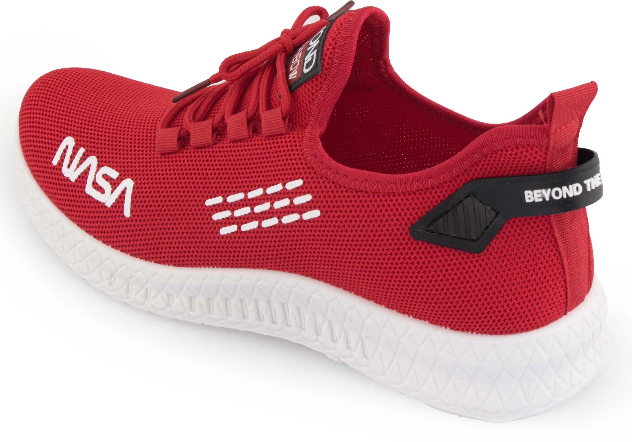 Červená NASA Herensneakers Velikost 44 - Styl vesmíru