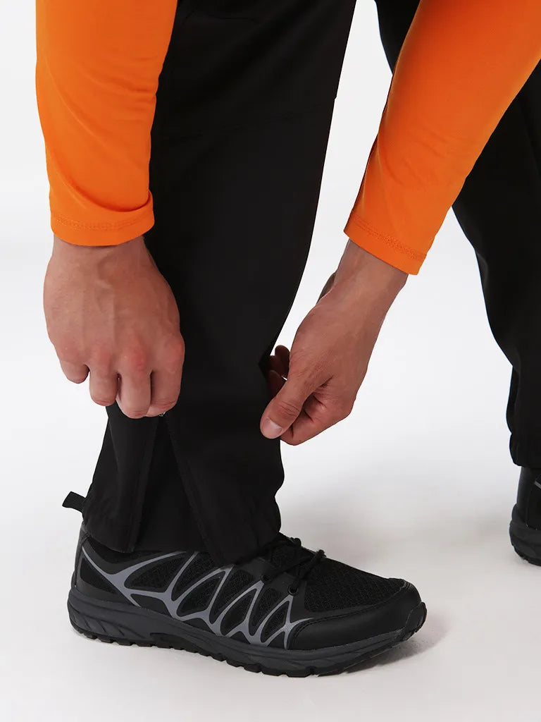 Pánské softshell kalhoty loap lupen černé s