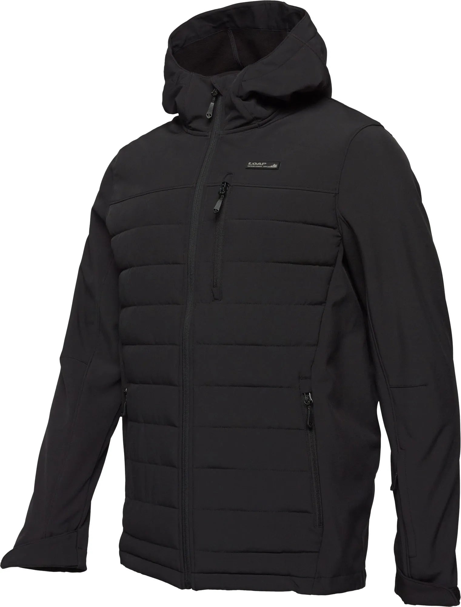 Men's ski jacket loap luhel black s