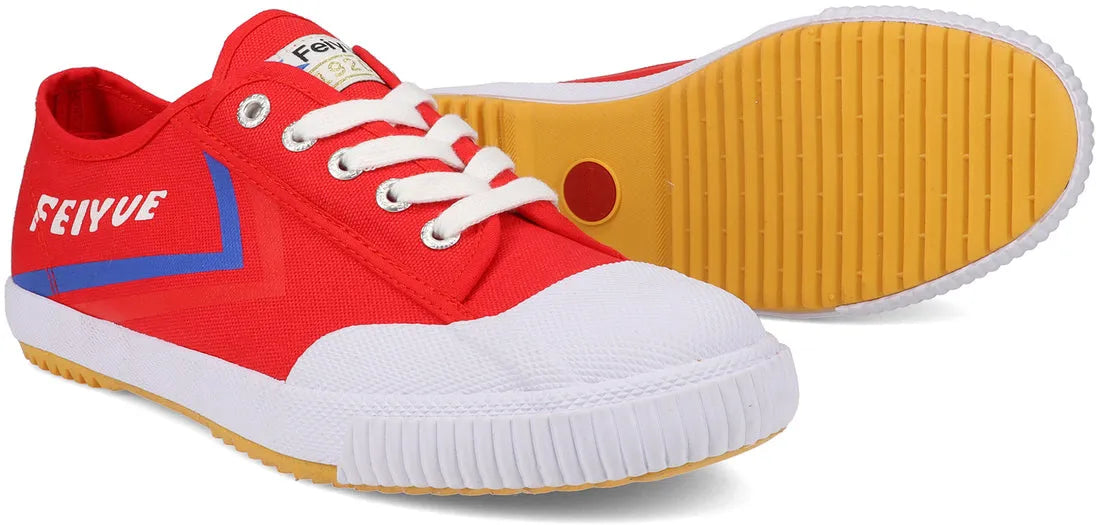 Feiyue Jr Canvas Kinderschuhe rote Größe 33