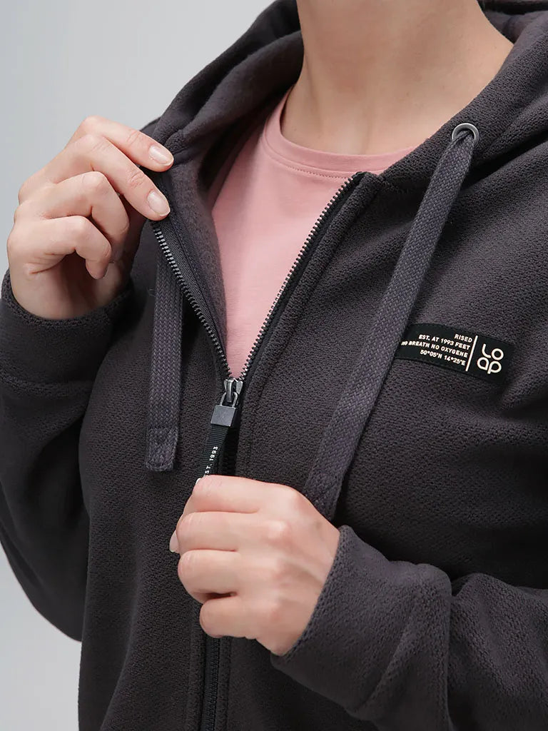 Sorto de moletom feminino lope Gerbera Dark Grey, XS