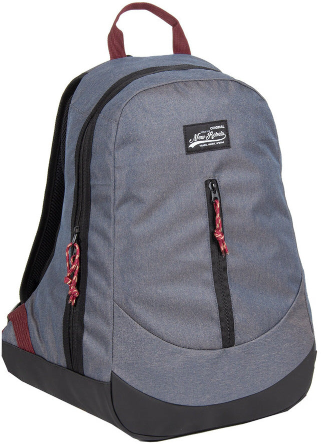 Backpack New Rebels Andes Front Zip Black 25L,