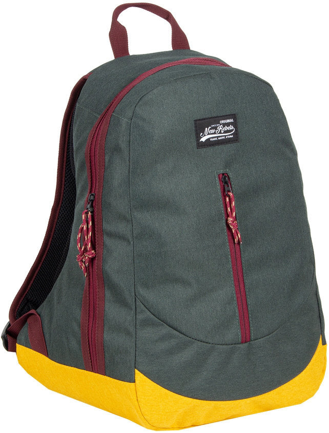 Backpack New Rebels Andes Front Zip Green 25L,