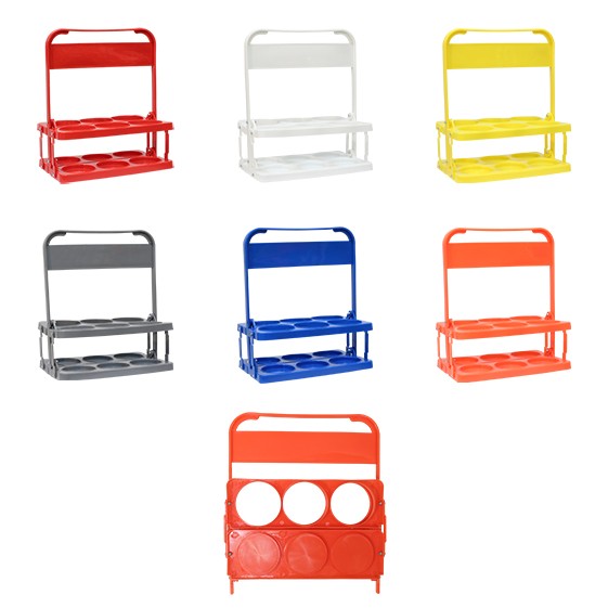 Porta del bottiglia in PVC BASIC 6UDS per 6 bottiglie 750 ml