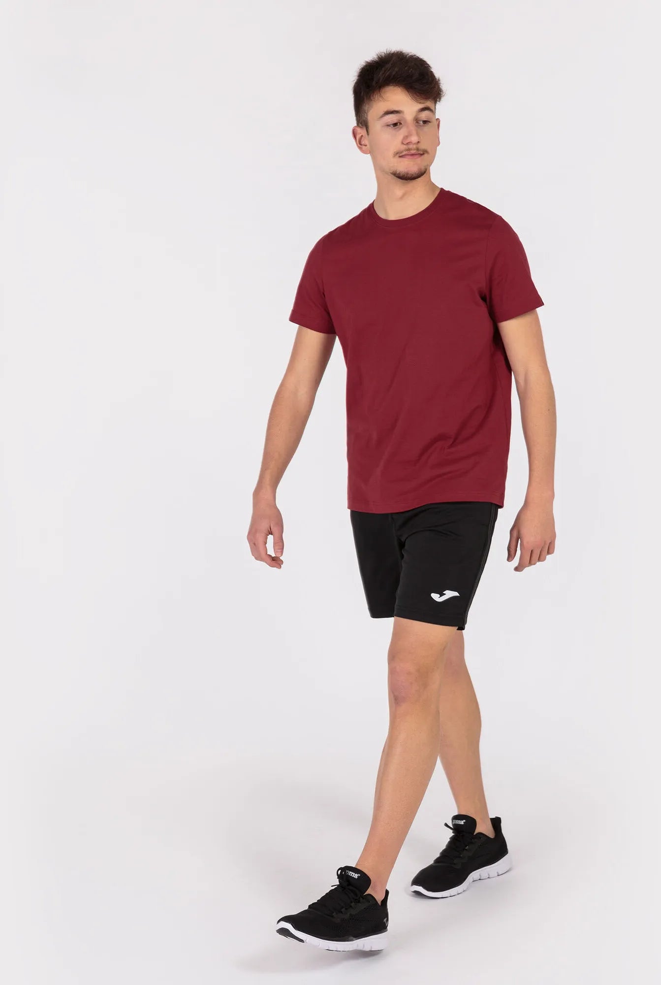 Joma Desert T -Shirt Burgundy 2xs - breathable & éadrom