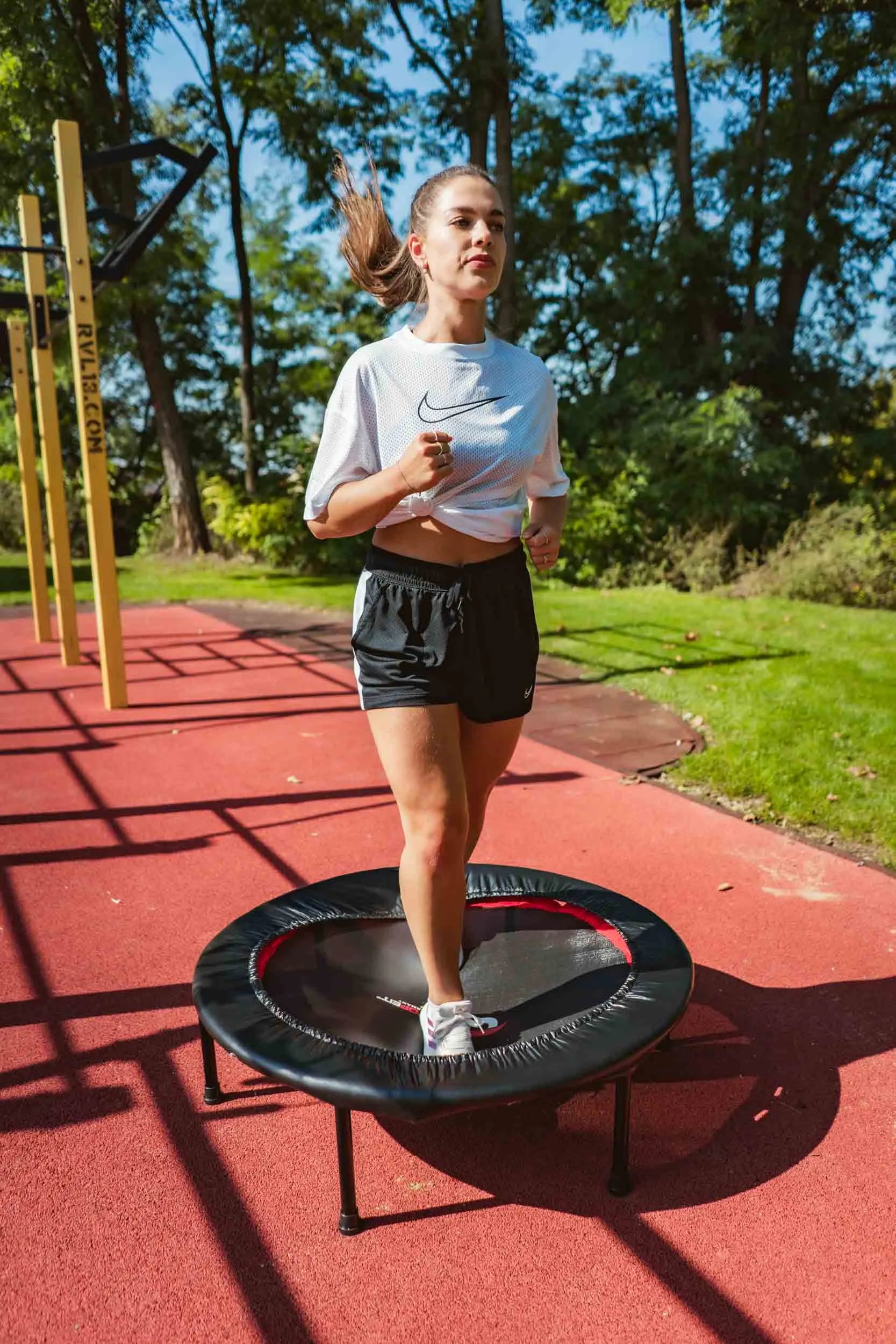 Női póló nike háló ing felső fehér, s