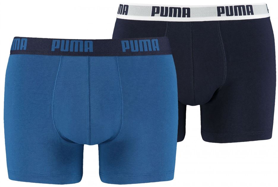 Puma Pánske boxery 2 -pack modrá l - pohodlie a kvalita