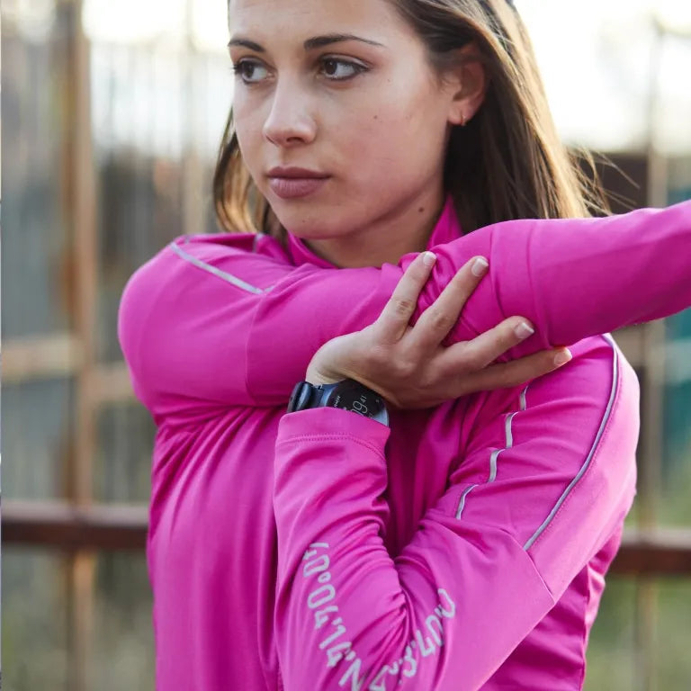 Sweatshirt na mBan Joma R-City Iomlán Zip Pink, S.