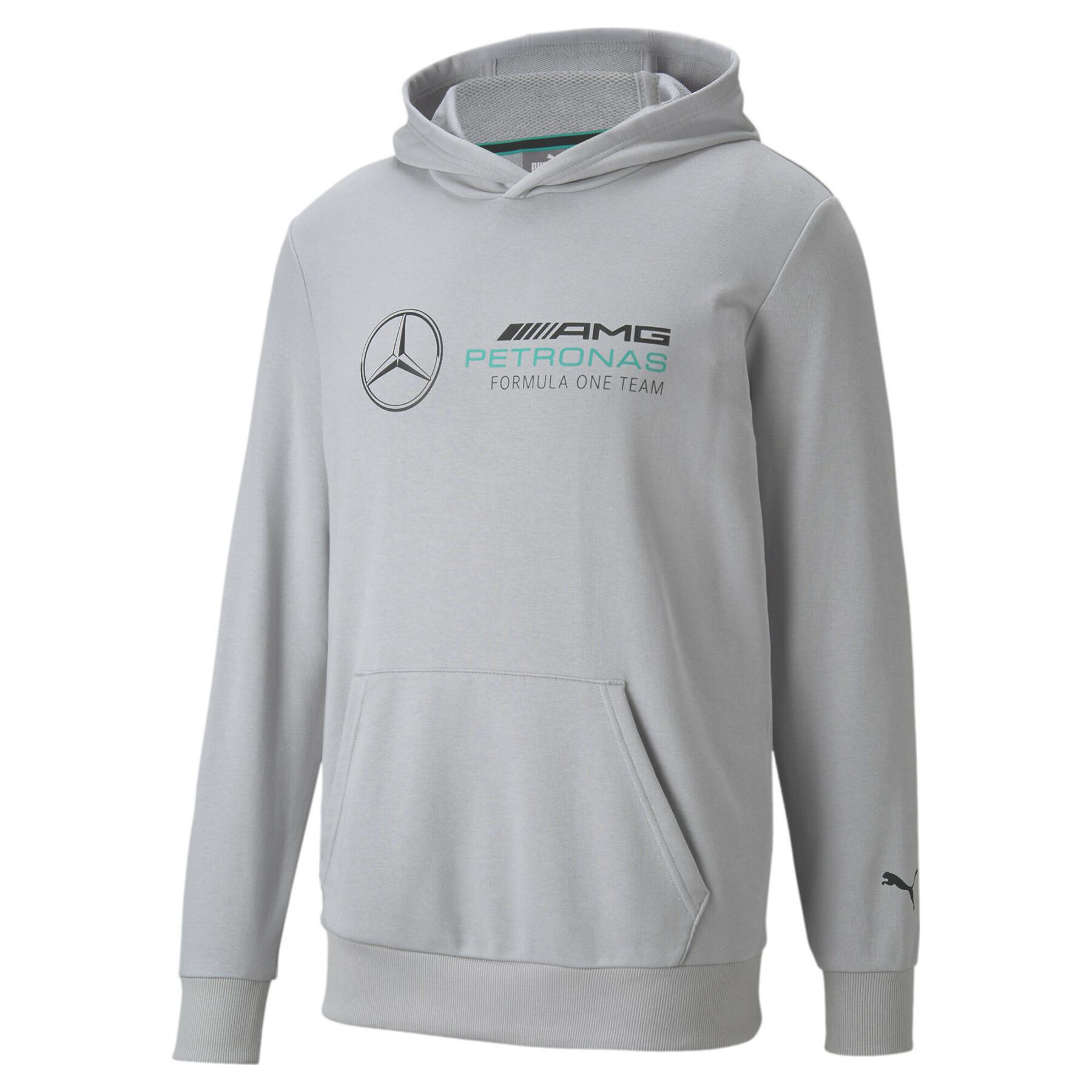 Mercedes MAPM ESS Hoodie Silver Men