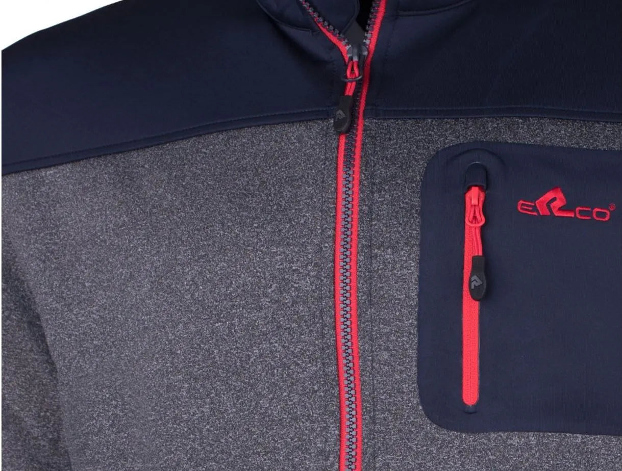 Mikina Erco Bork Men 3xl - Blue Grey Blend