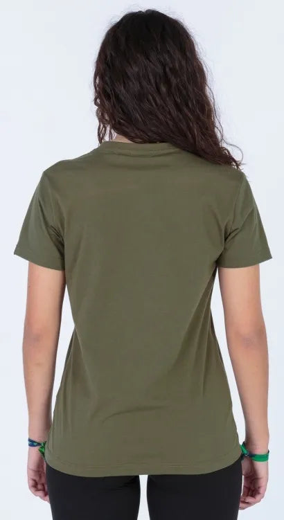 T-shirt à manches de désert Joma pour femmes Khaki, XS