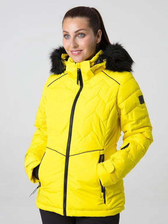 Black de veste de ski pour dames Orsana M - imperméable et respirant