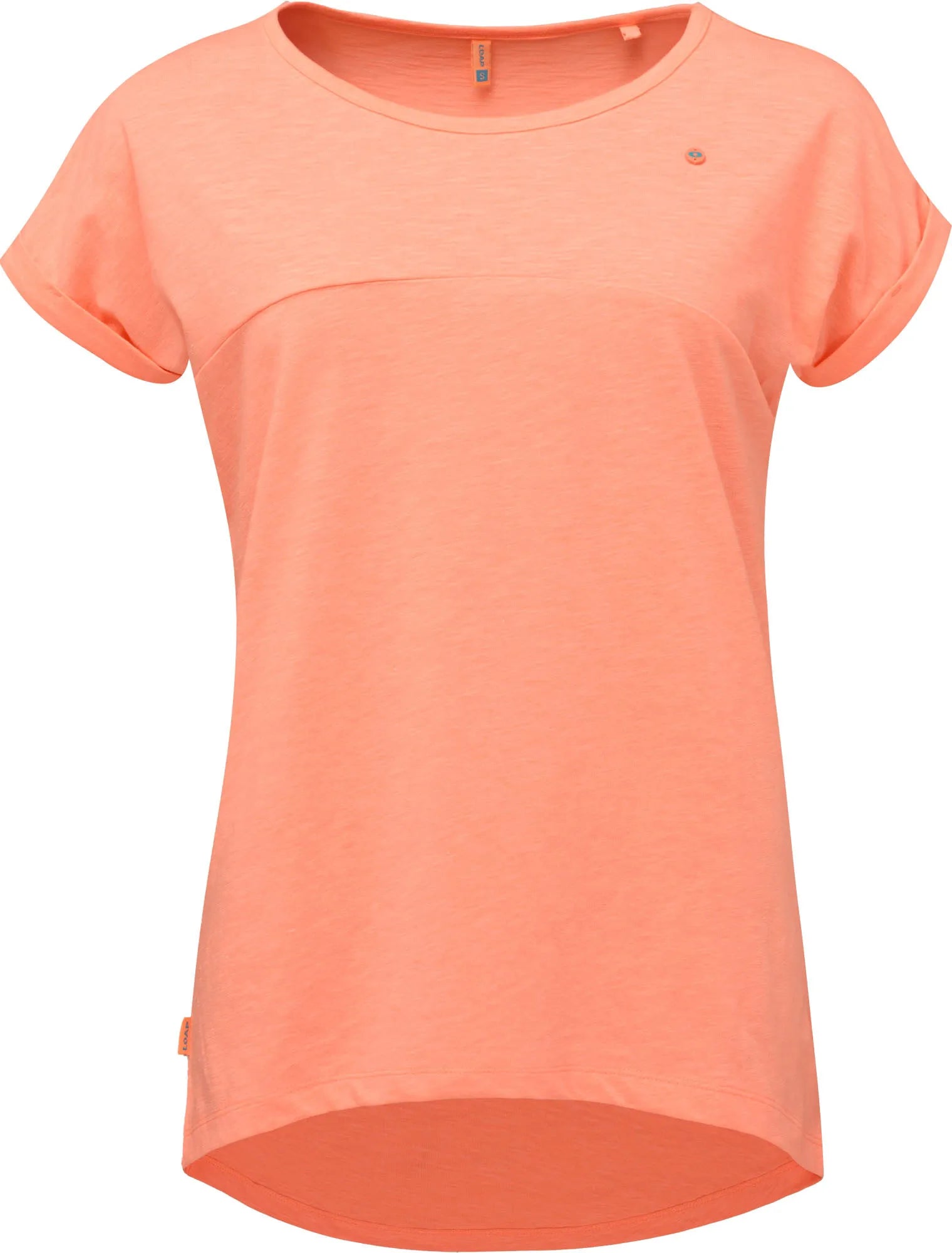 Kvinnors t-shirt loap blavekarka orange orange l