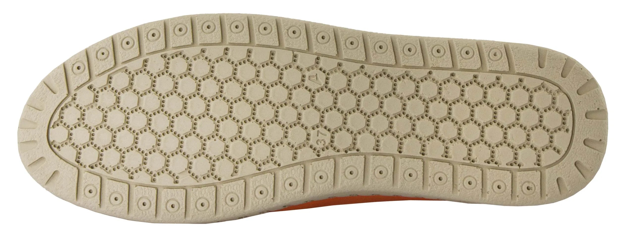 Women's leather ballerinas nell pumpkin orange 39