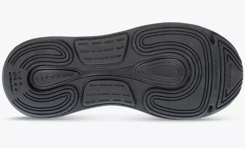 Unisex sko fessura wmns runflex 01 lærred sort/sort sort 42