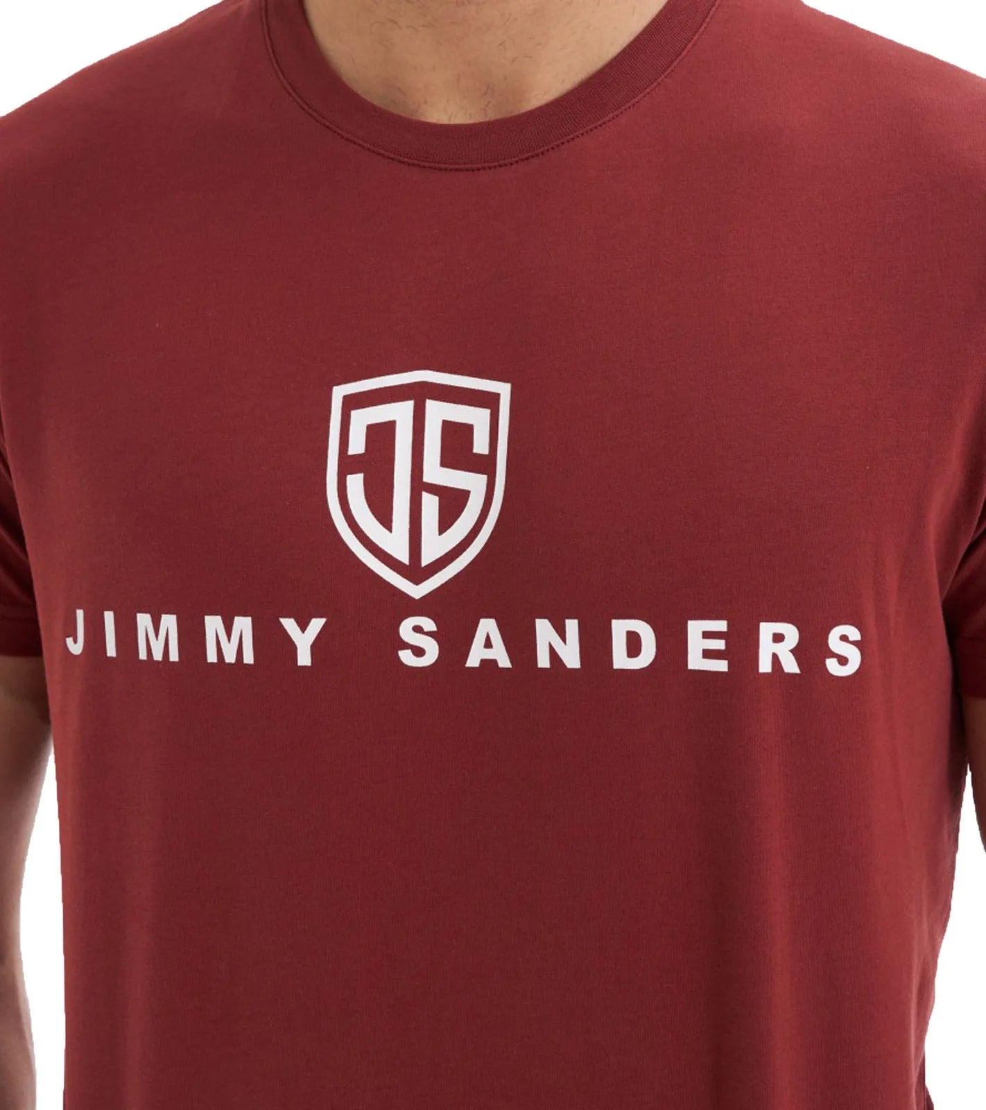 Camiseta masculina Jimmy Sanders Vadingo Bordeaux Men, S