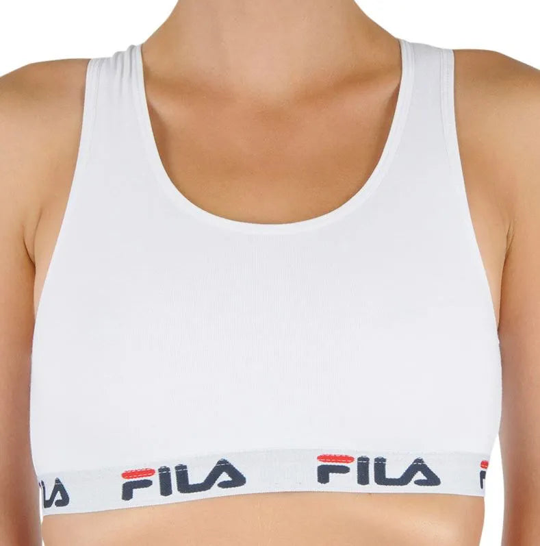 Cailíní BH Fila Elastic White 128-134 - Compord & Tacaíocht