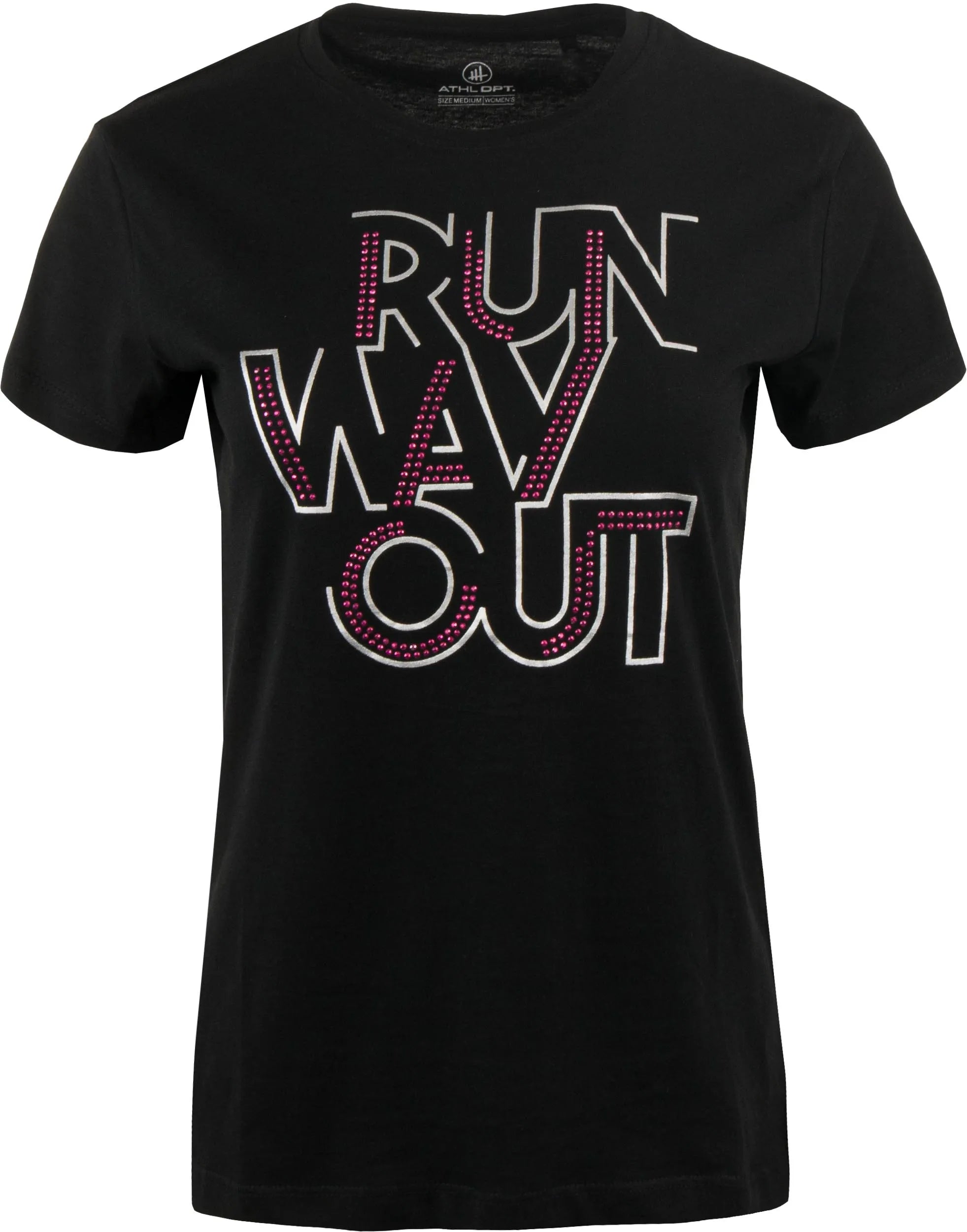 Ladies Sport T -Shirt Vera Black M - Åndbar og fleksibel