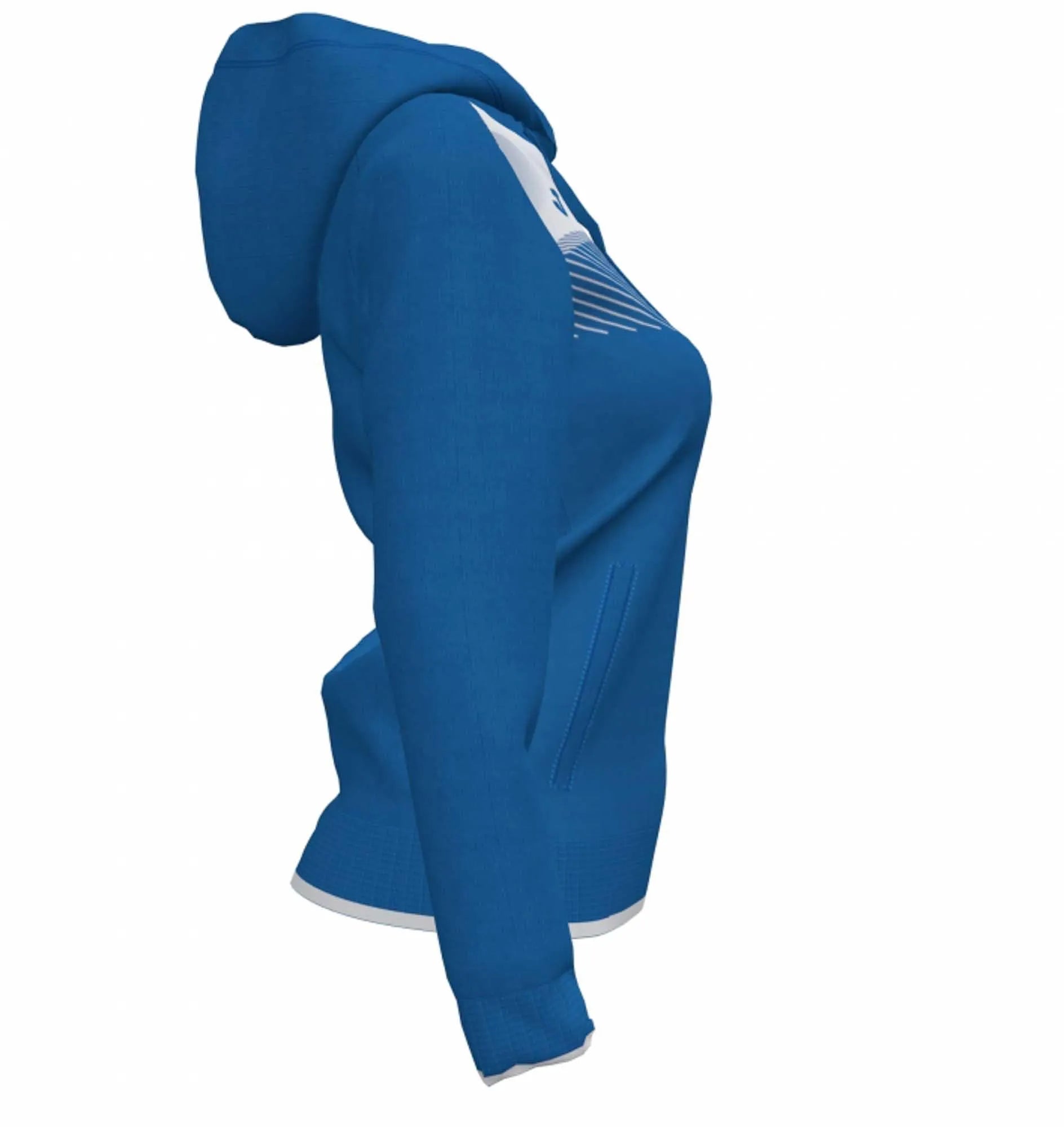 Sporttrui Joma Supernova Hoodie Jas Royal-Witblauw XS