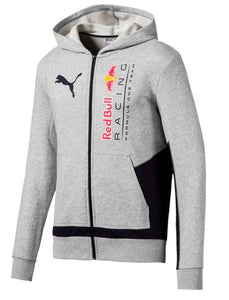 Red Bull Racing Logo Hooded Sweat Grey Men