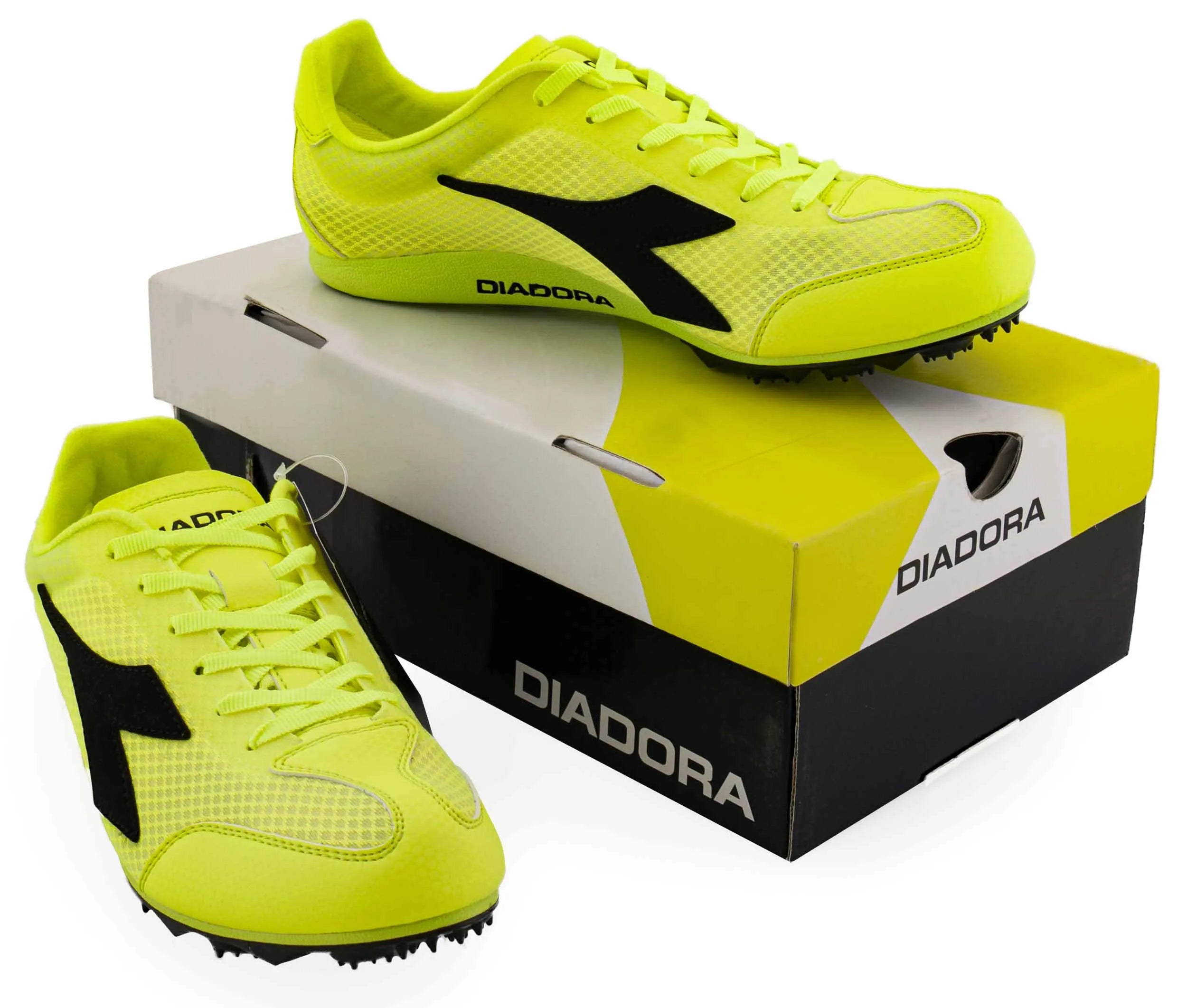 DIADORA Distancia media Spike Fluo 44.5 - Zapato de atletismo