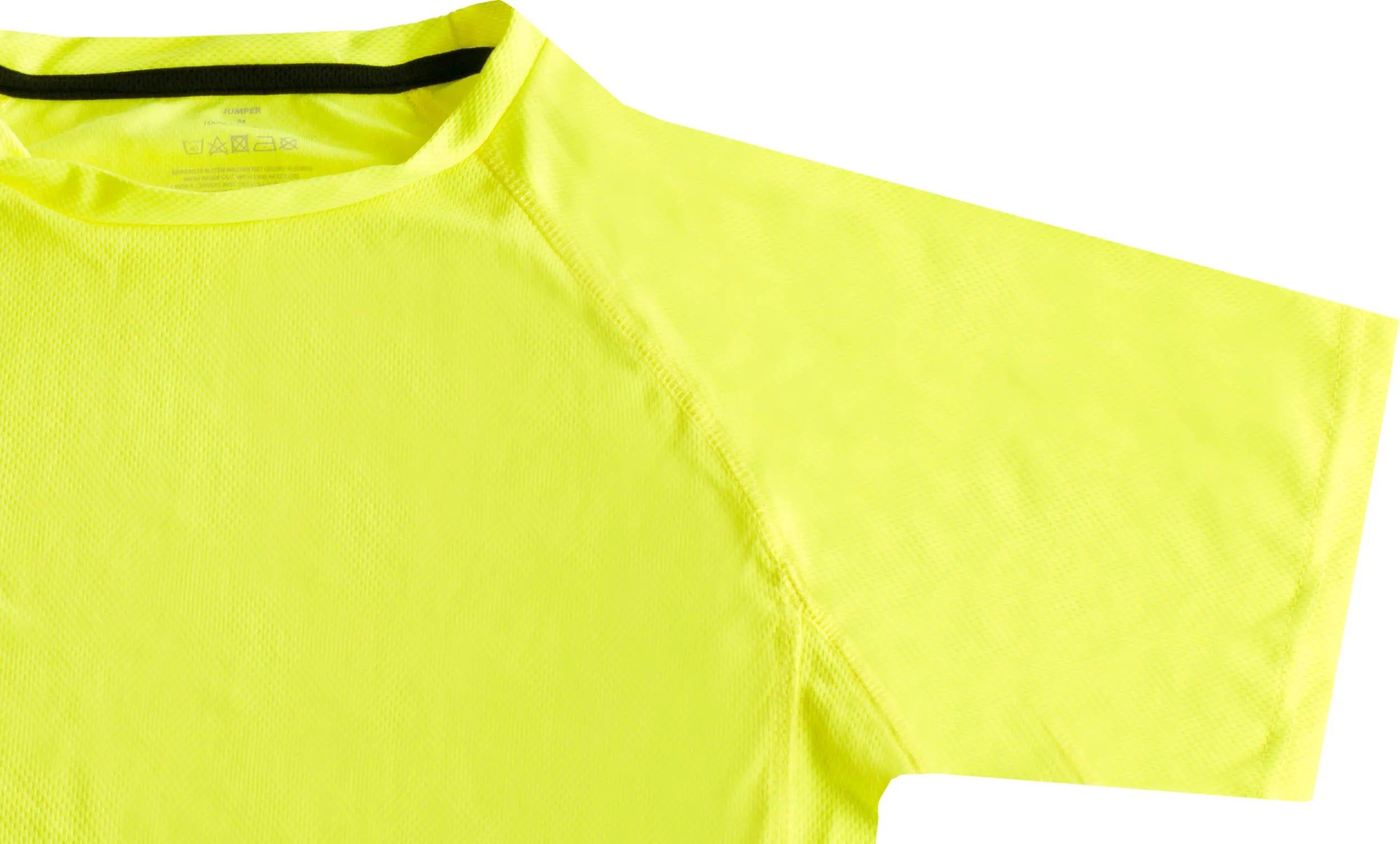 Sports t-shirt jumper men yellow 2xs