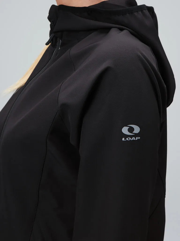 Dames loep ursa blk softshell jacket, xs
