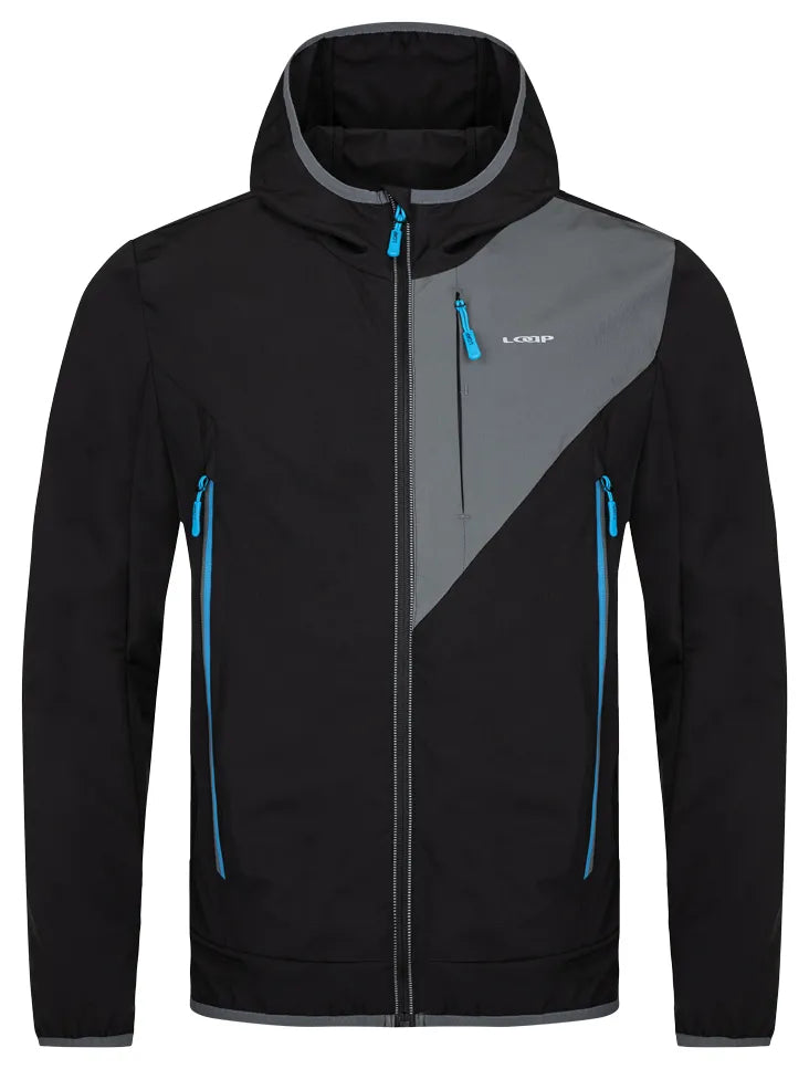 Men's softshell jacket loap ural black l