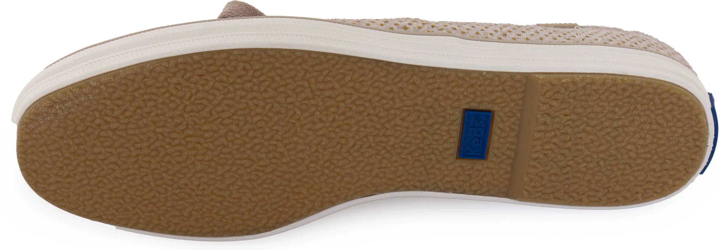 Chaussures féminines Keds WMS Champion Toile de laine scintillante Beige 39.5