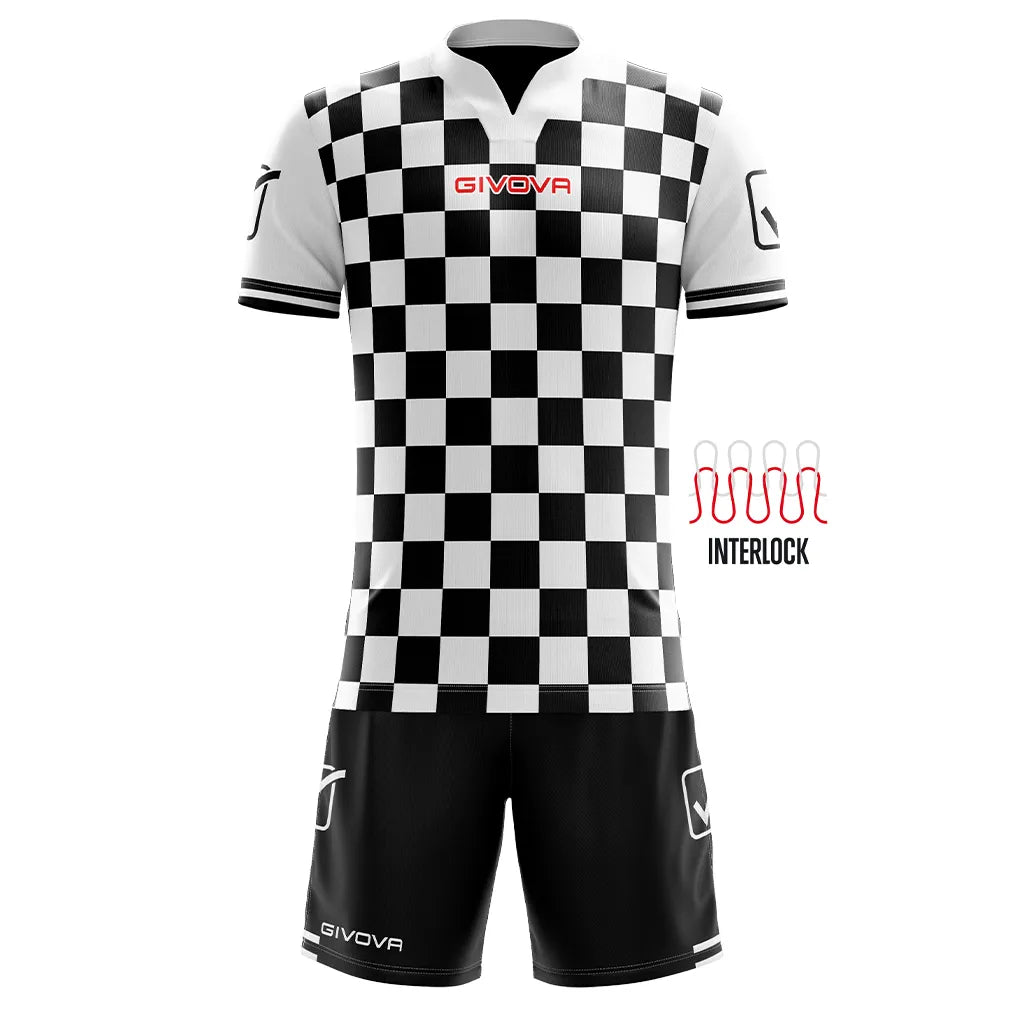 Soutěž Givova pro sportovní sada černobílý xl