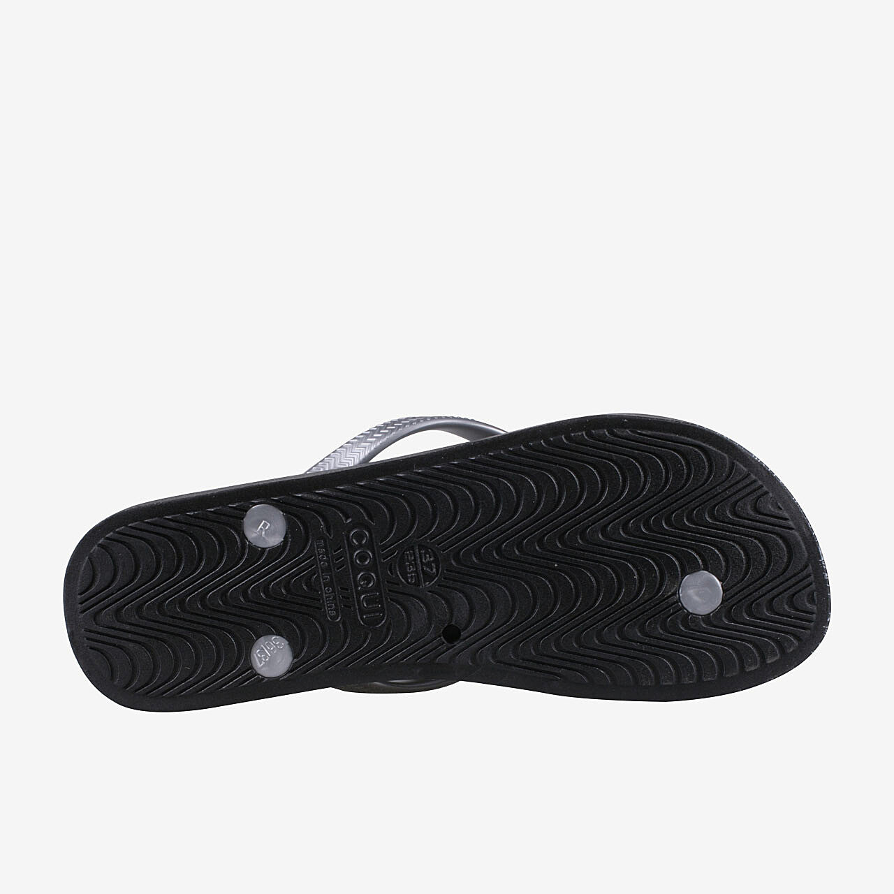 Chanclas de Mujer COQUI KAJA Negro/Blanco 36