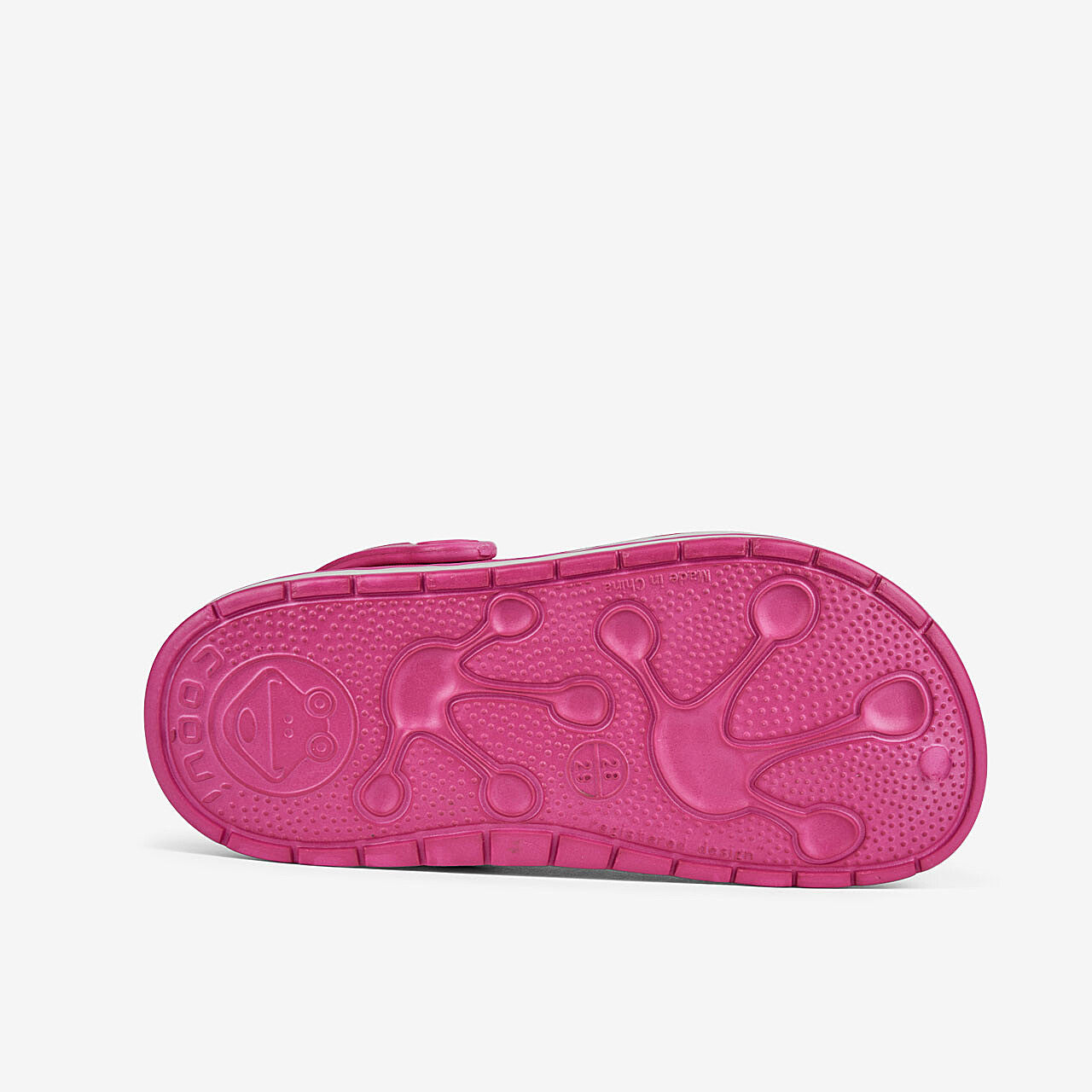 Zuecos niños COQUI FROGGY Magenta/Piedra 26/27