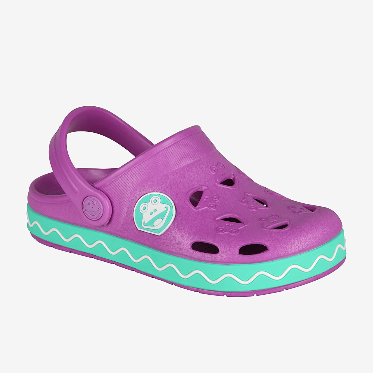 Zuecos para niños COQUI FROGGY New violeta/Mint 26/27