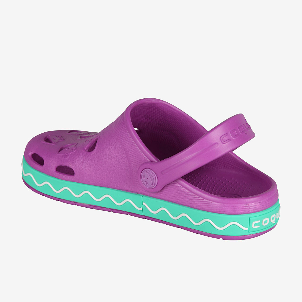 Zuecos para niños COQUI FROGGY New violeta/Mint 26/27