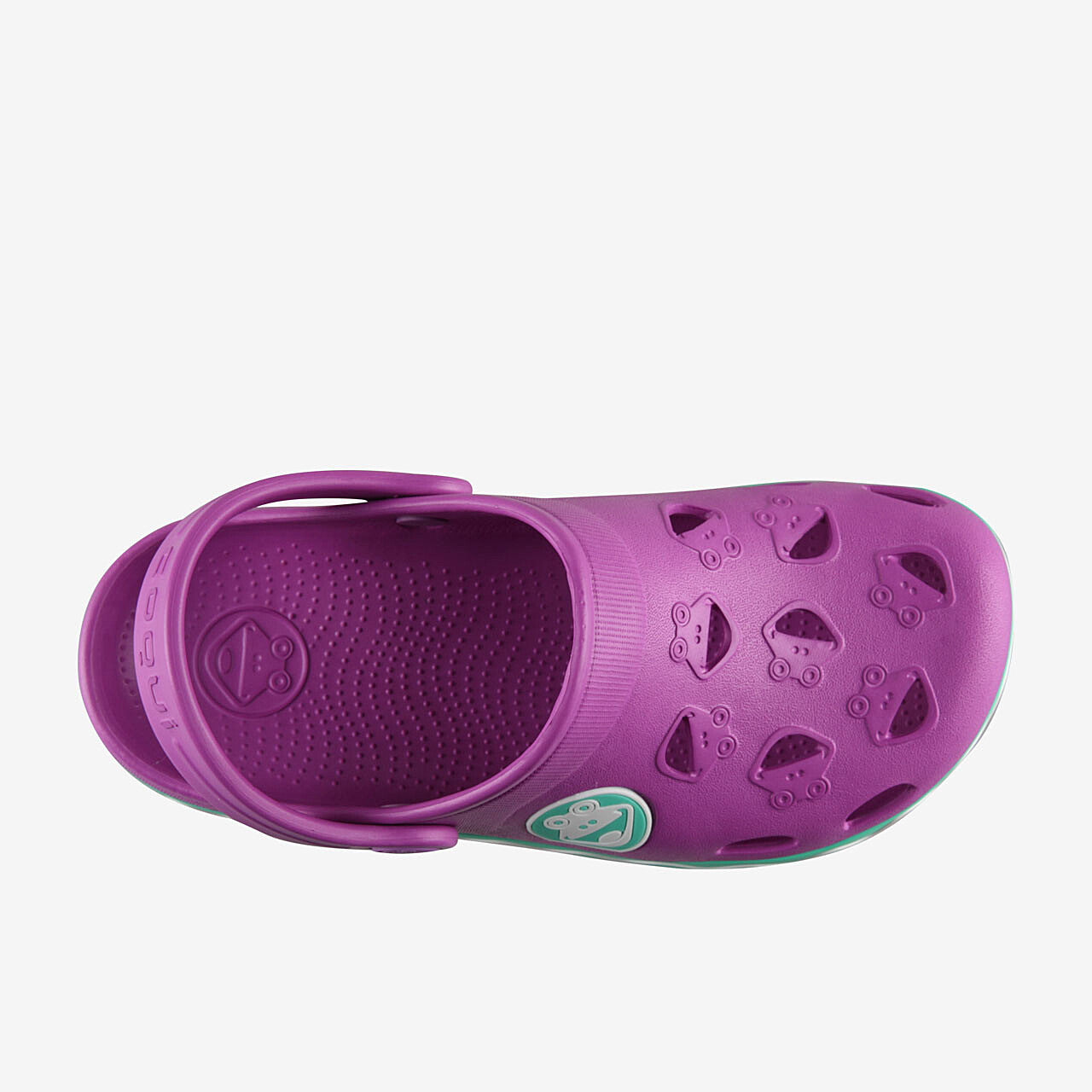 Dětské dřeváky COQUI FROGGY New purple/Mint 26/27