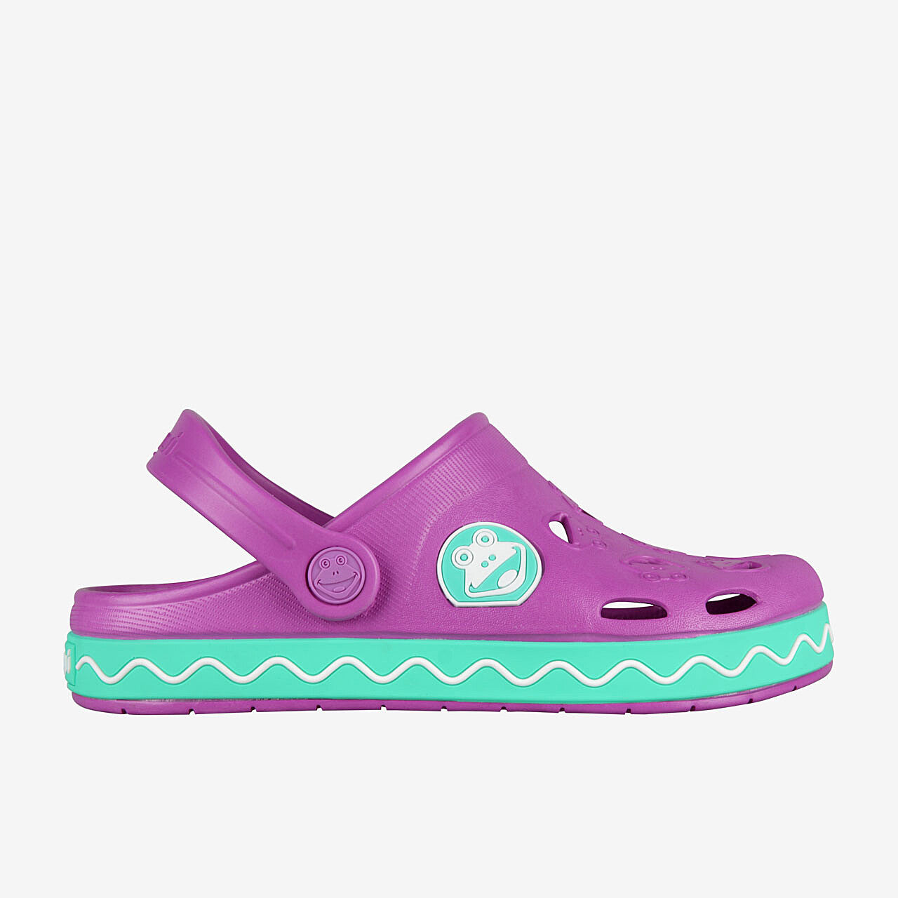 Dětské dřeváky COQUI FROGGY New purple/Mint 26/27