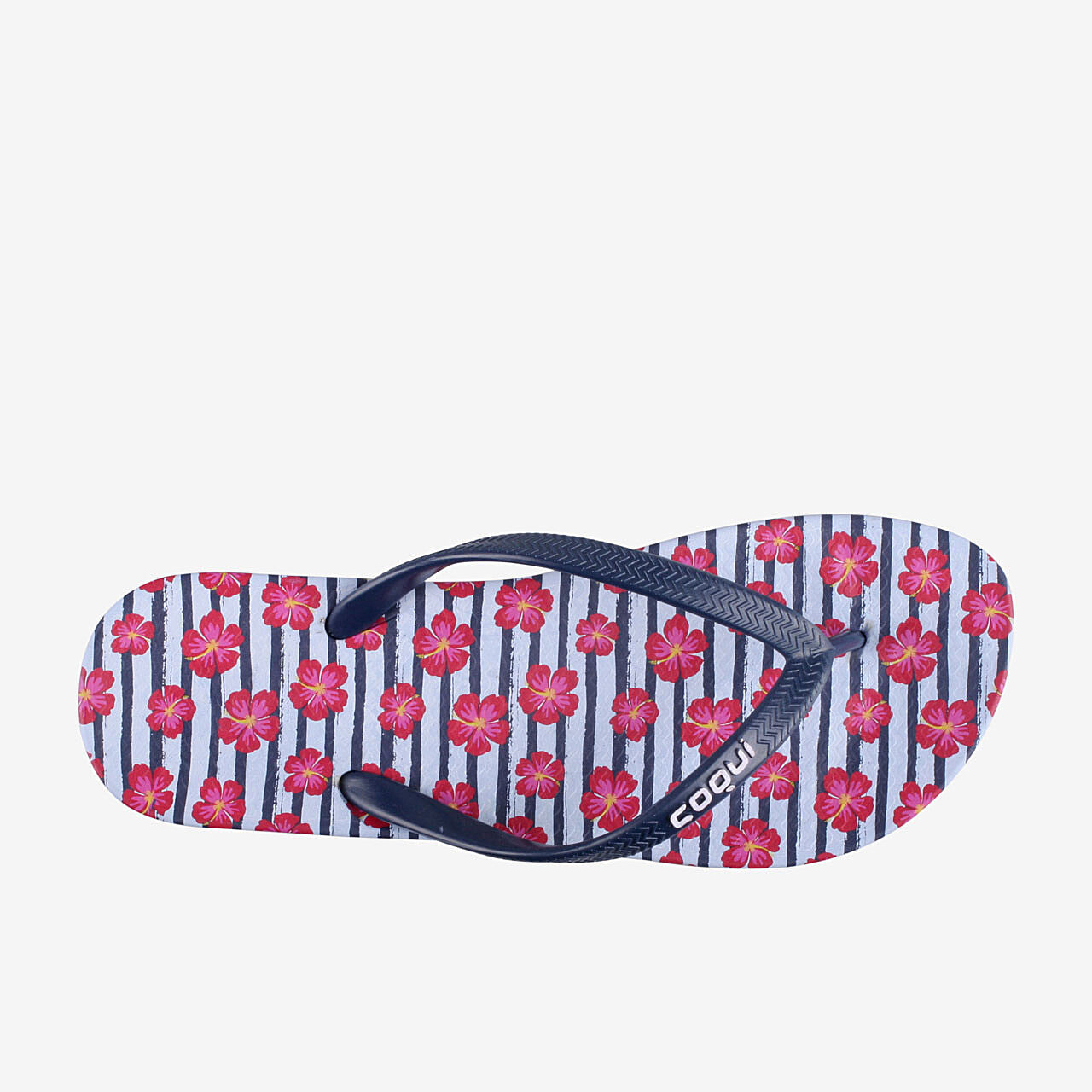 Flip-flops de damă COQUI KAJA Flower bleumarin 37