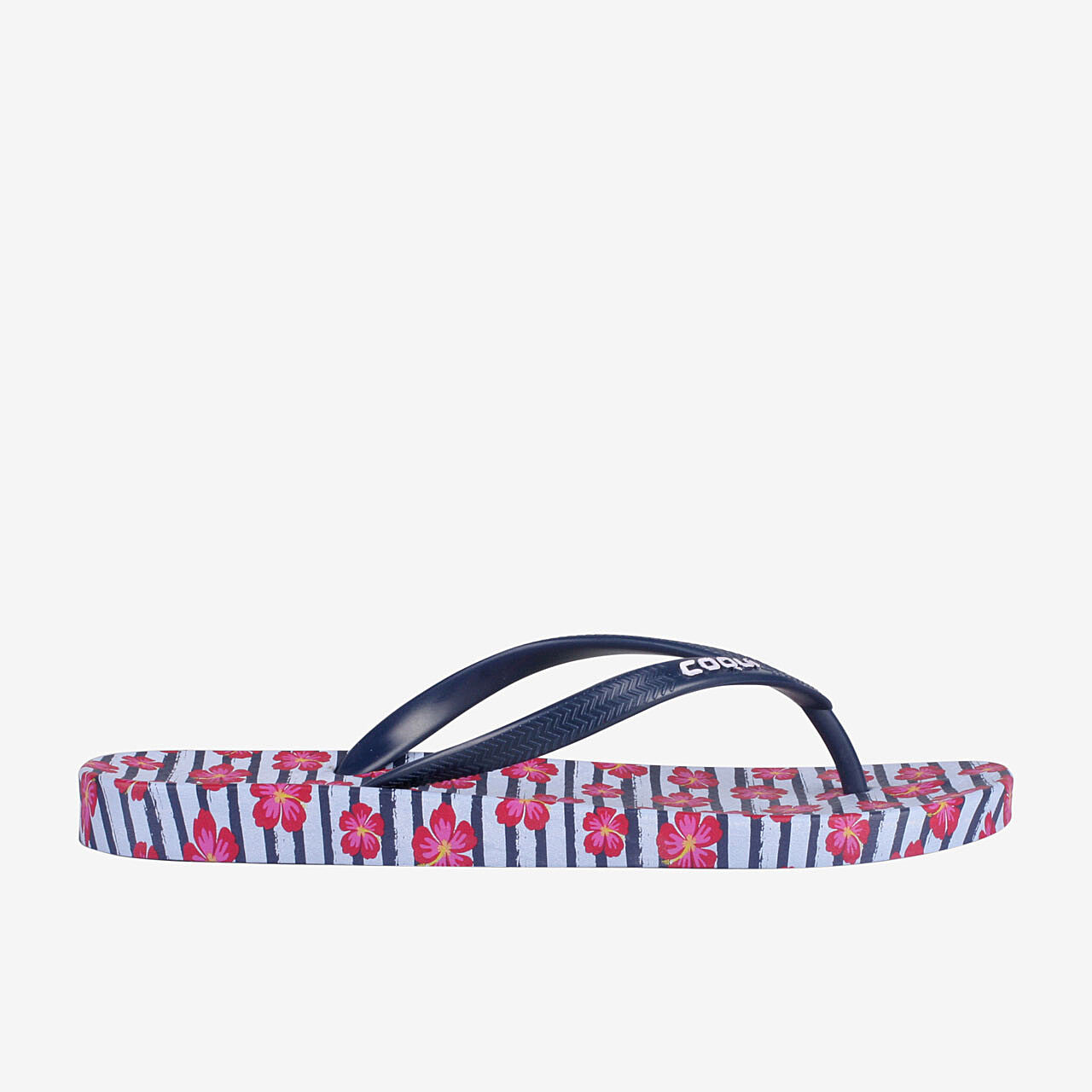 Flip-flops de damă COQUI KAJA Flower bleumarin 37