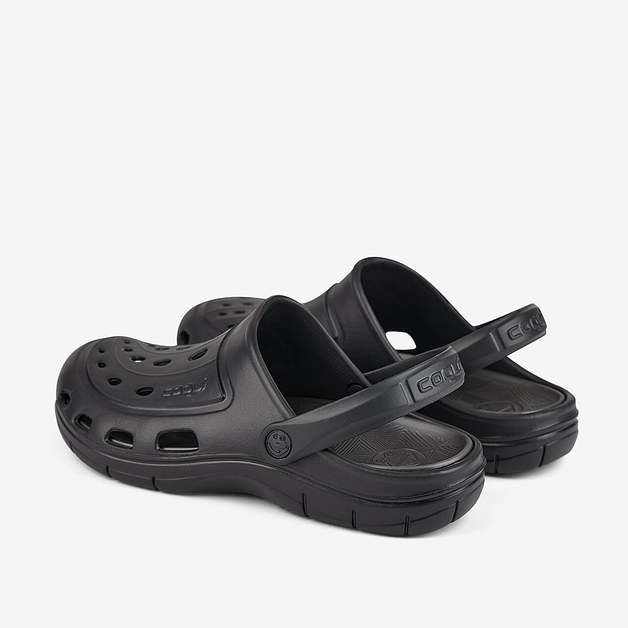 Zoccoli da uomo COQUI JUMPER Nero/Antracite 42