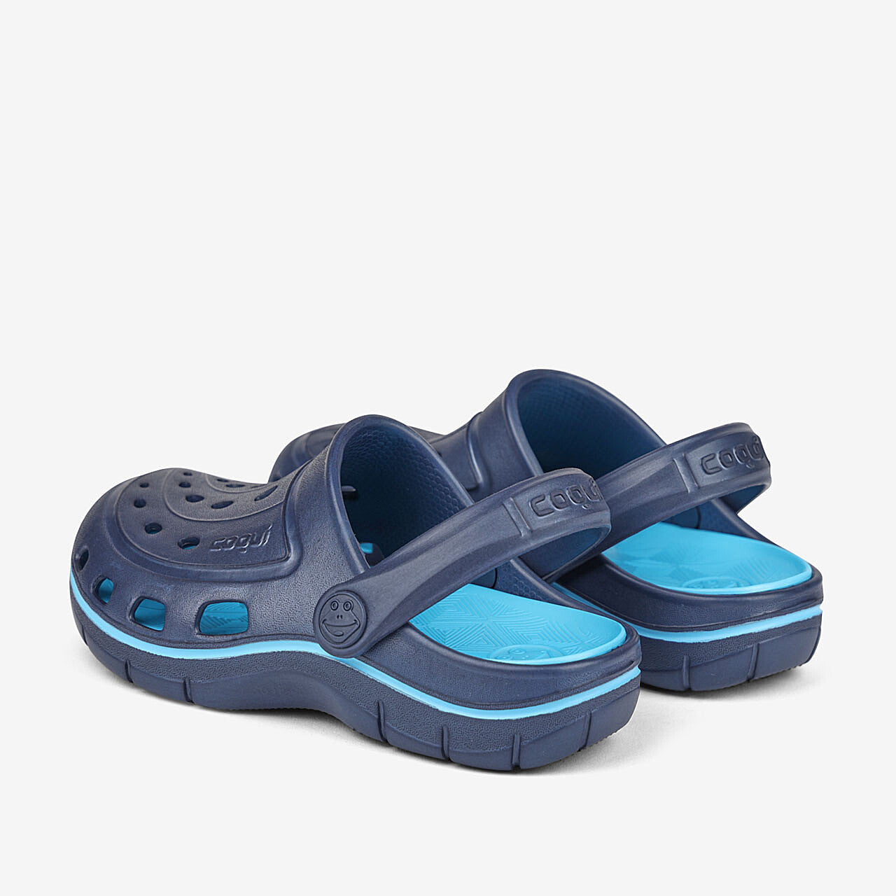 Dětské dřeváky COQUI JUMPER Navy/New blue 26/27