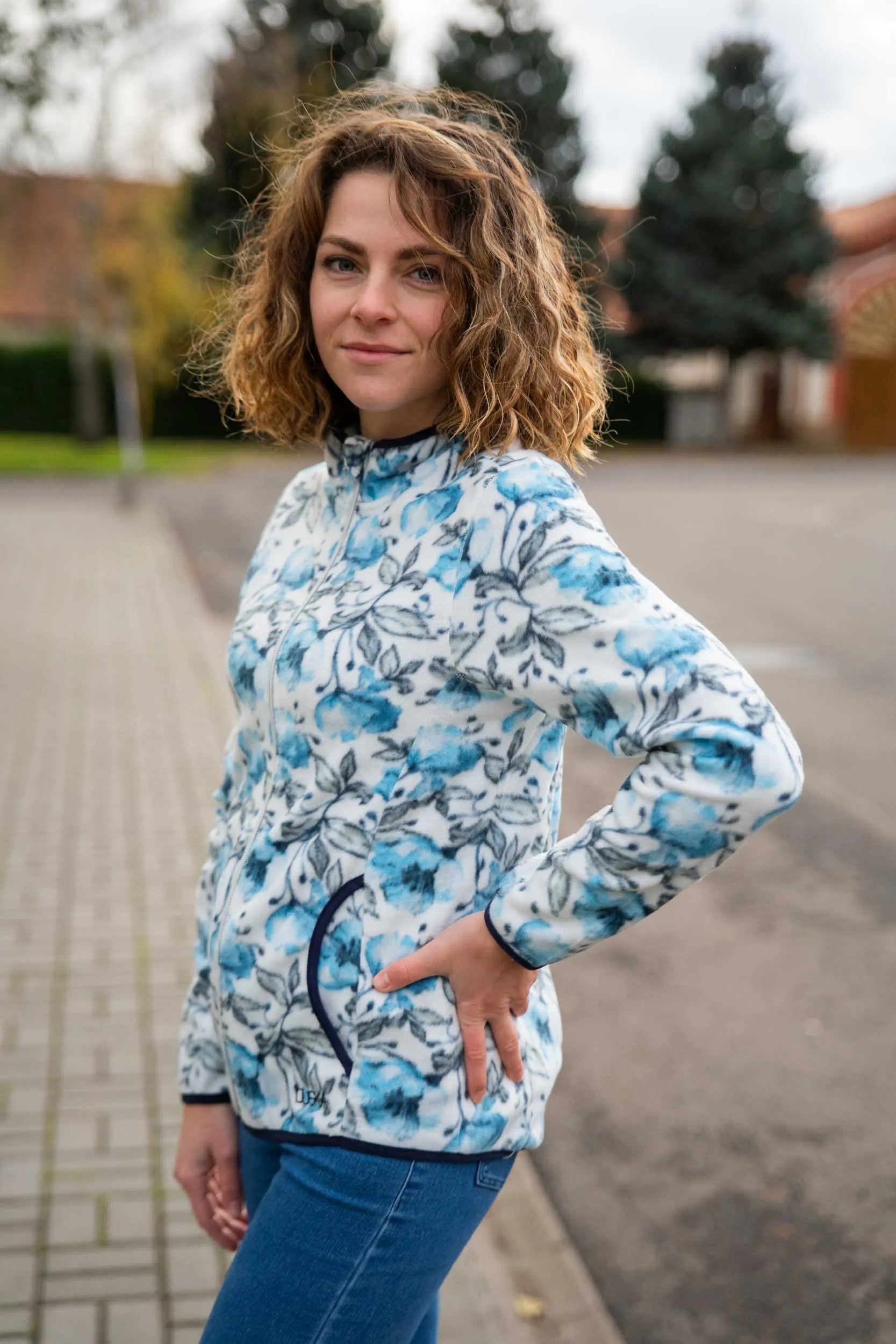 Dam Sweatshirt Sindy Sky M - Mjuk bomull och sportig design