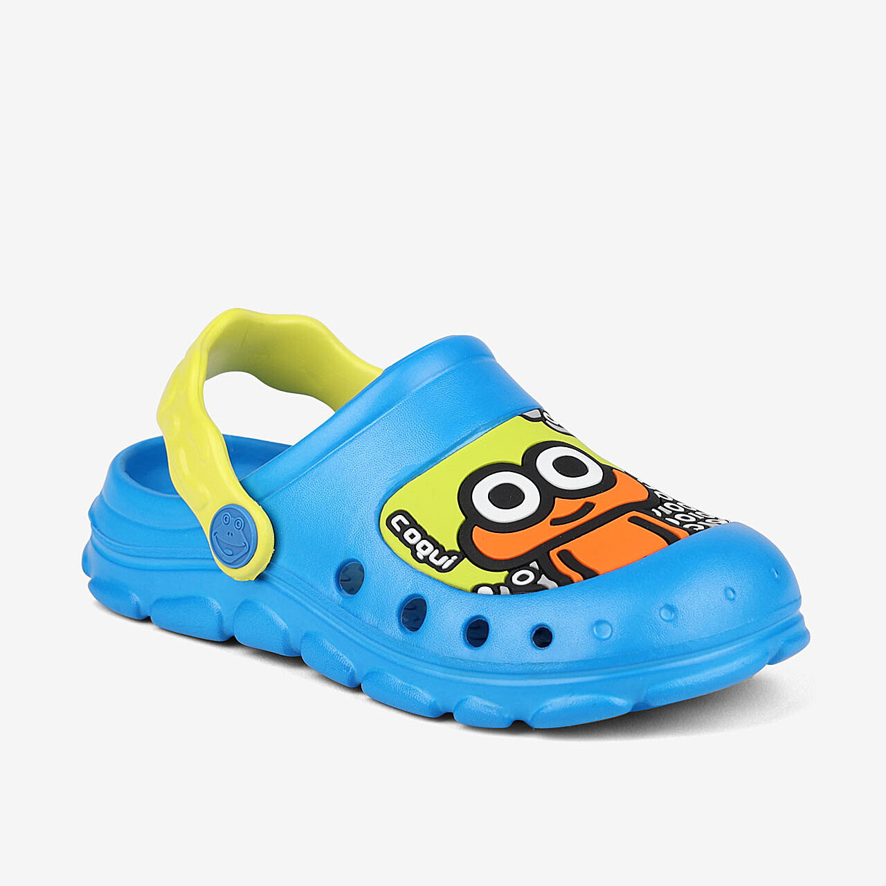Zuecos niños COQUI STONEY Azul mar/Citrus 25/26