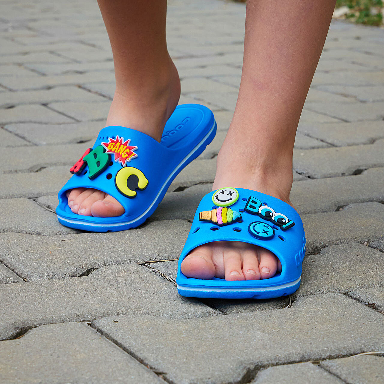 Sleamhnáin na bpáistí COQUI LONG Sea gorm 30/31