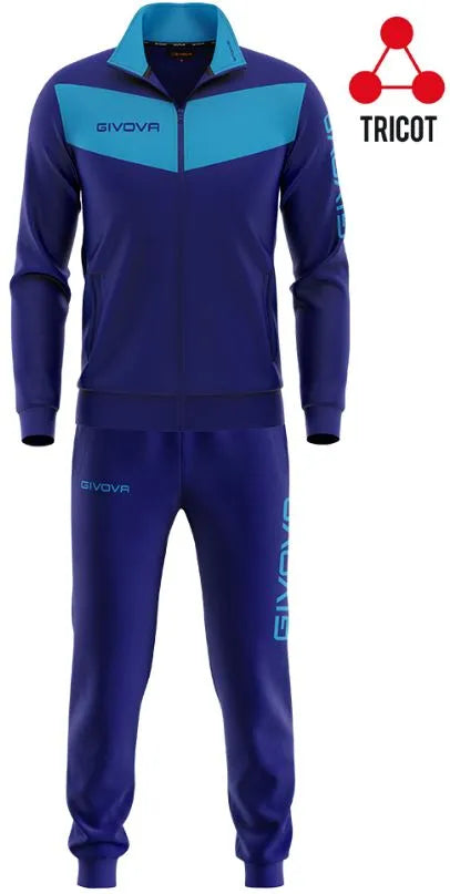 Sports Set Givova Visa Triacetato Blue/Turquoise 3xl