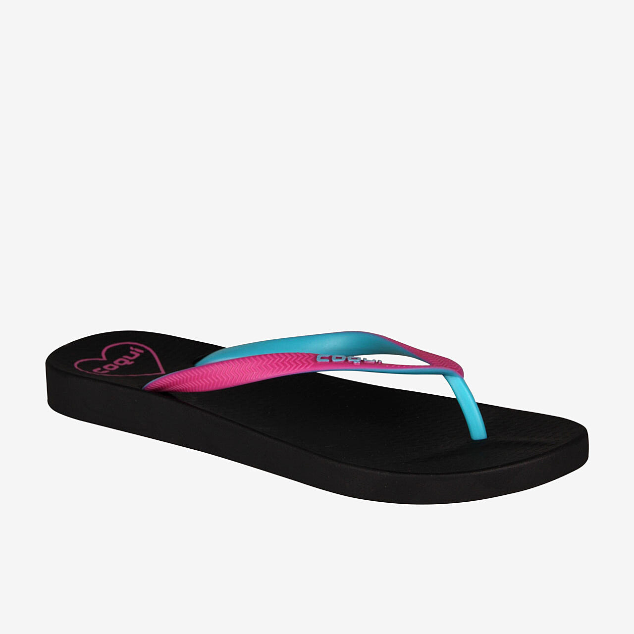 Chanclas de Mujer COQUI KAJA Negro/Magenta 36