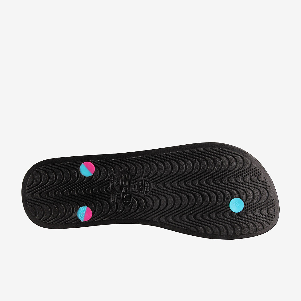 Flip-flops til kvinder COQUI KAJA Sort/Magenta 36