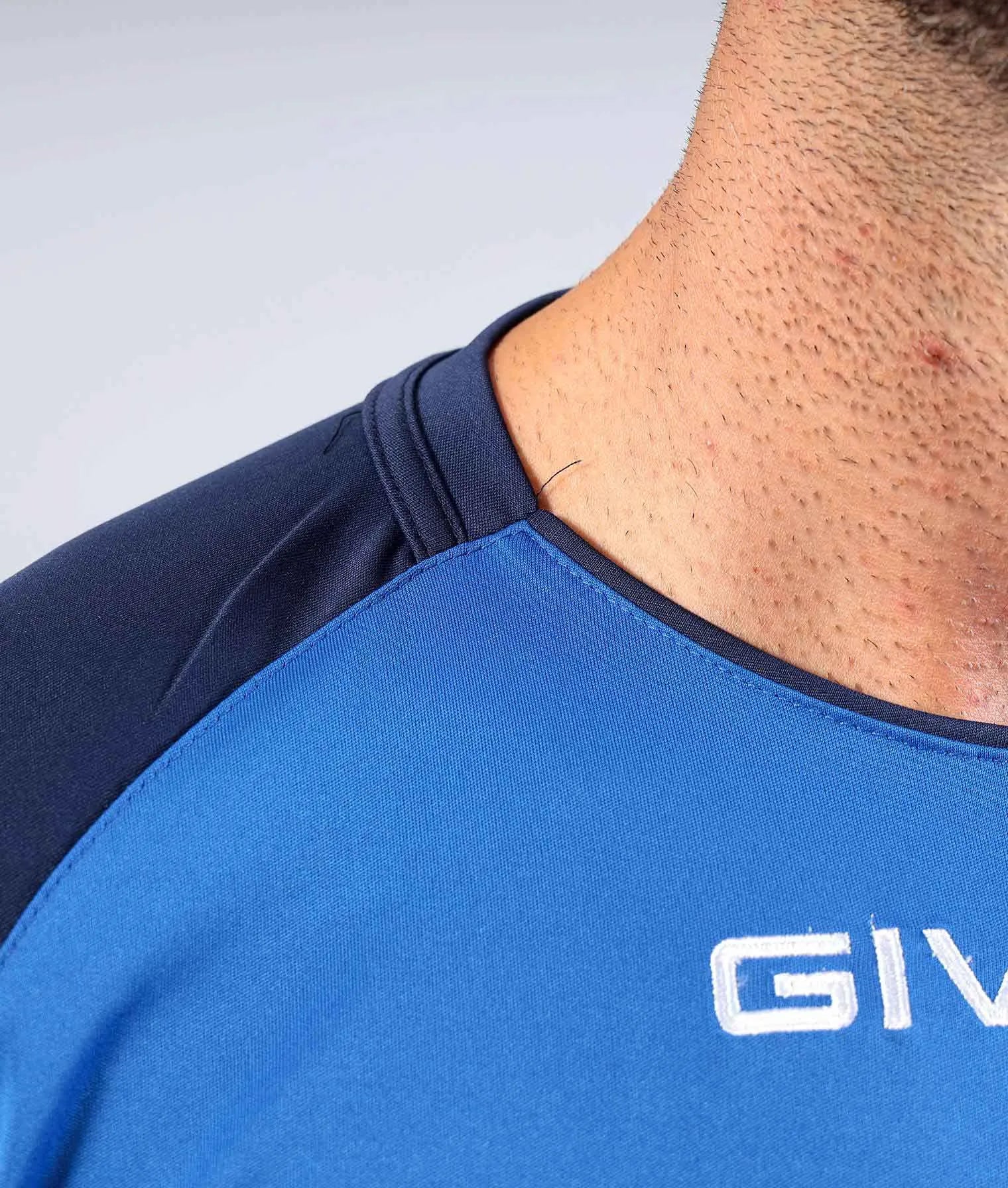 Camiseta deportiva Givova Capo Royal-Navy Blue 3xl