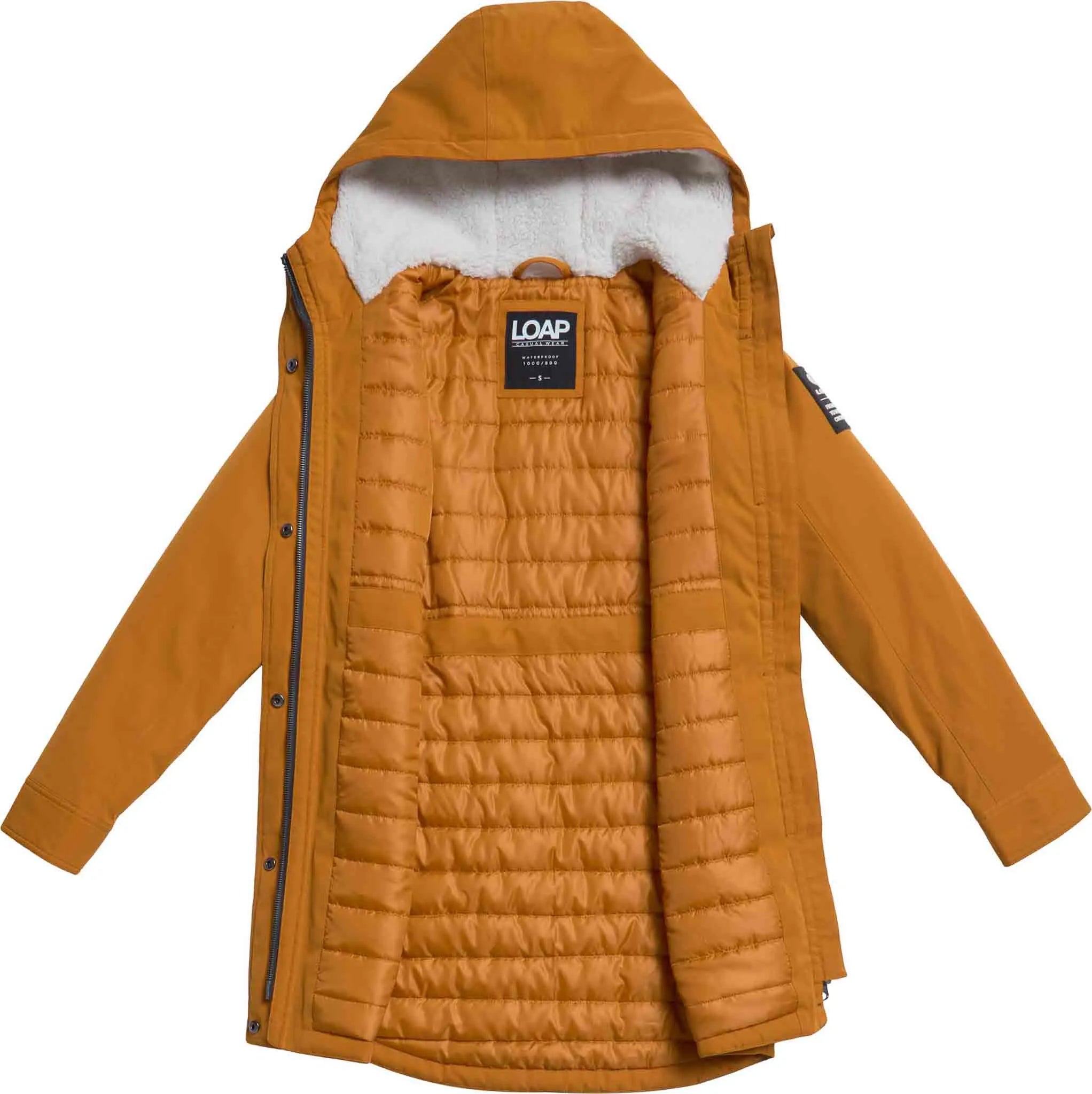 Women's coat loap nabra yellow m