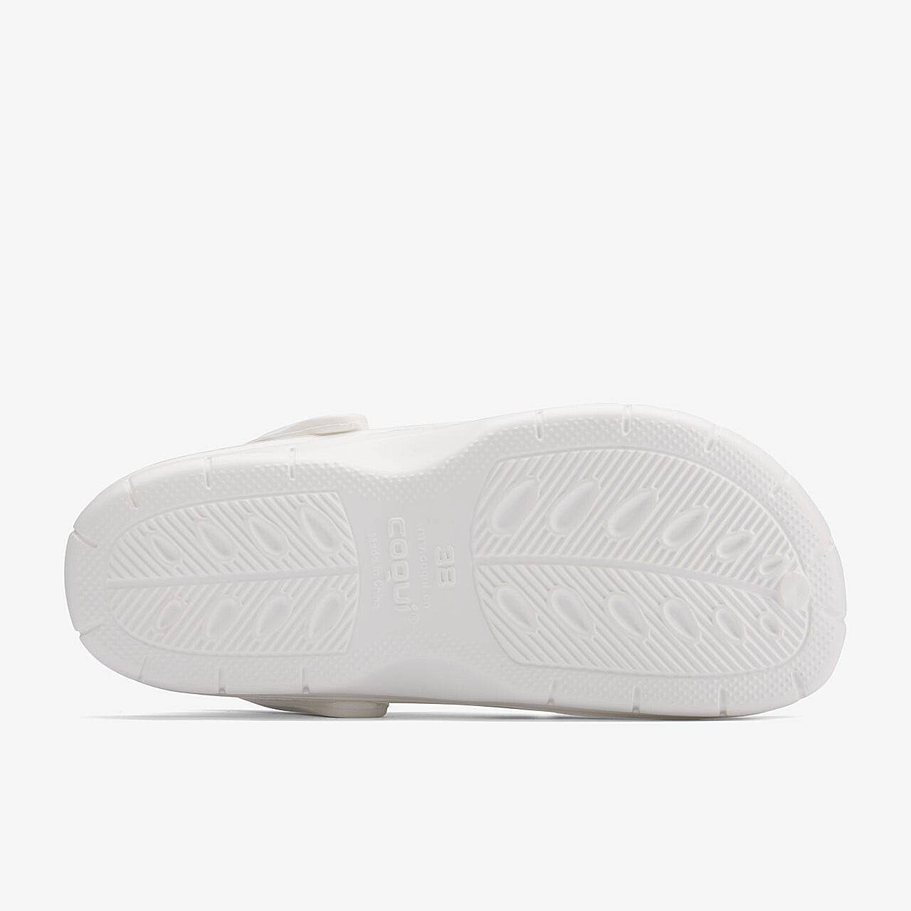 Damesklompen COQUI JUMPER Wit/Kaki Grijs 36